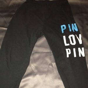 VICTORIA’S SECRET PINK LOGO CAMPUS SWEATPANTS XS